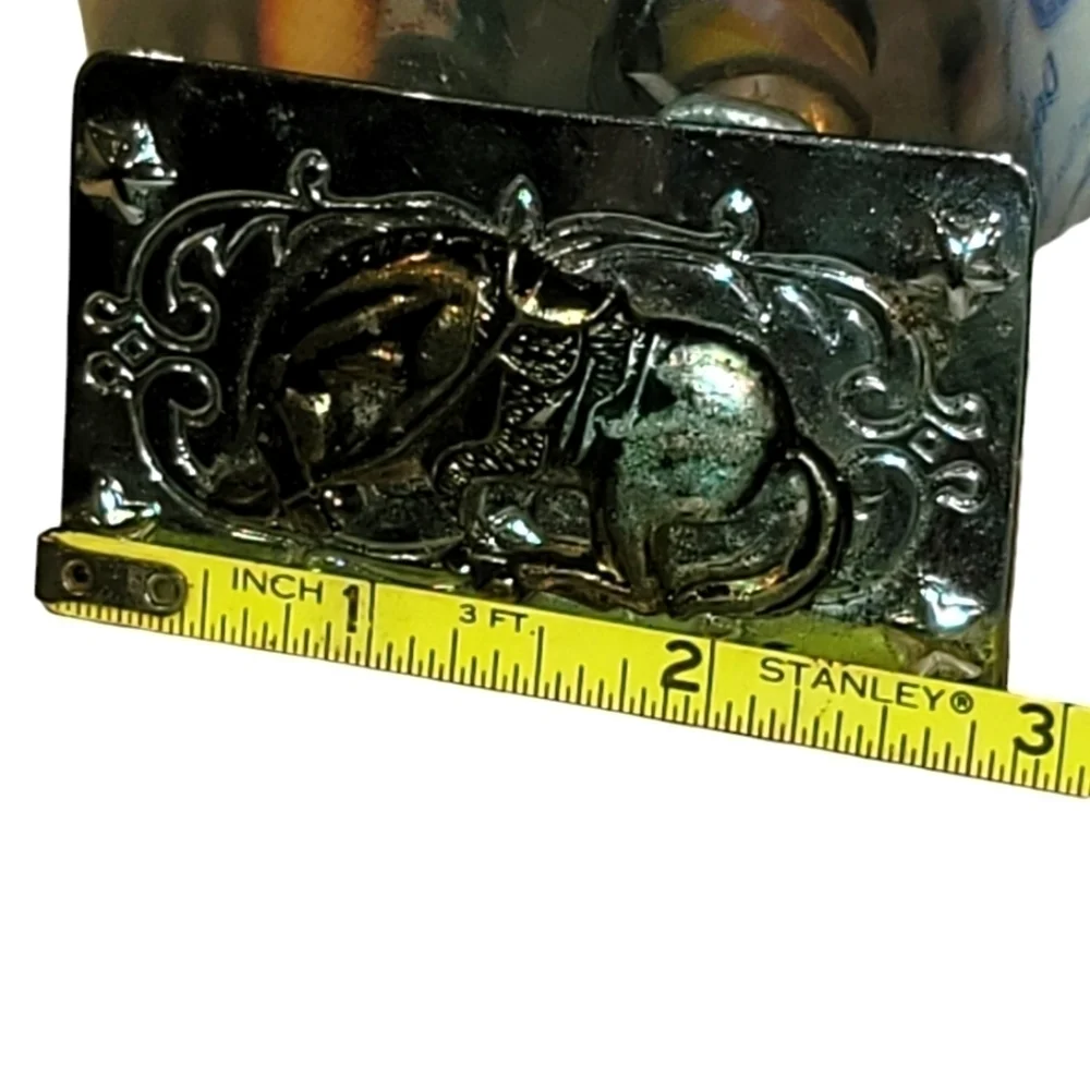 Vintage Kids Brass & Steel Western Buckle